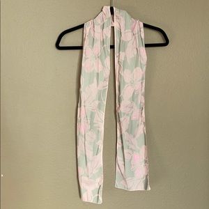 Floral Green Pink Scarves